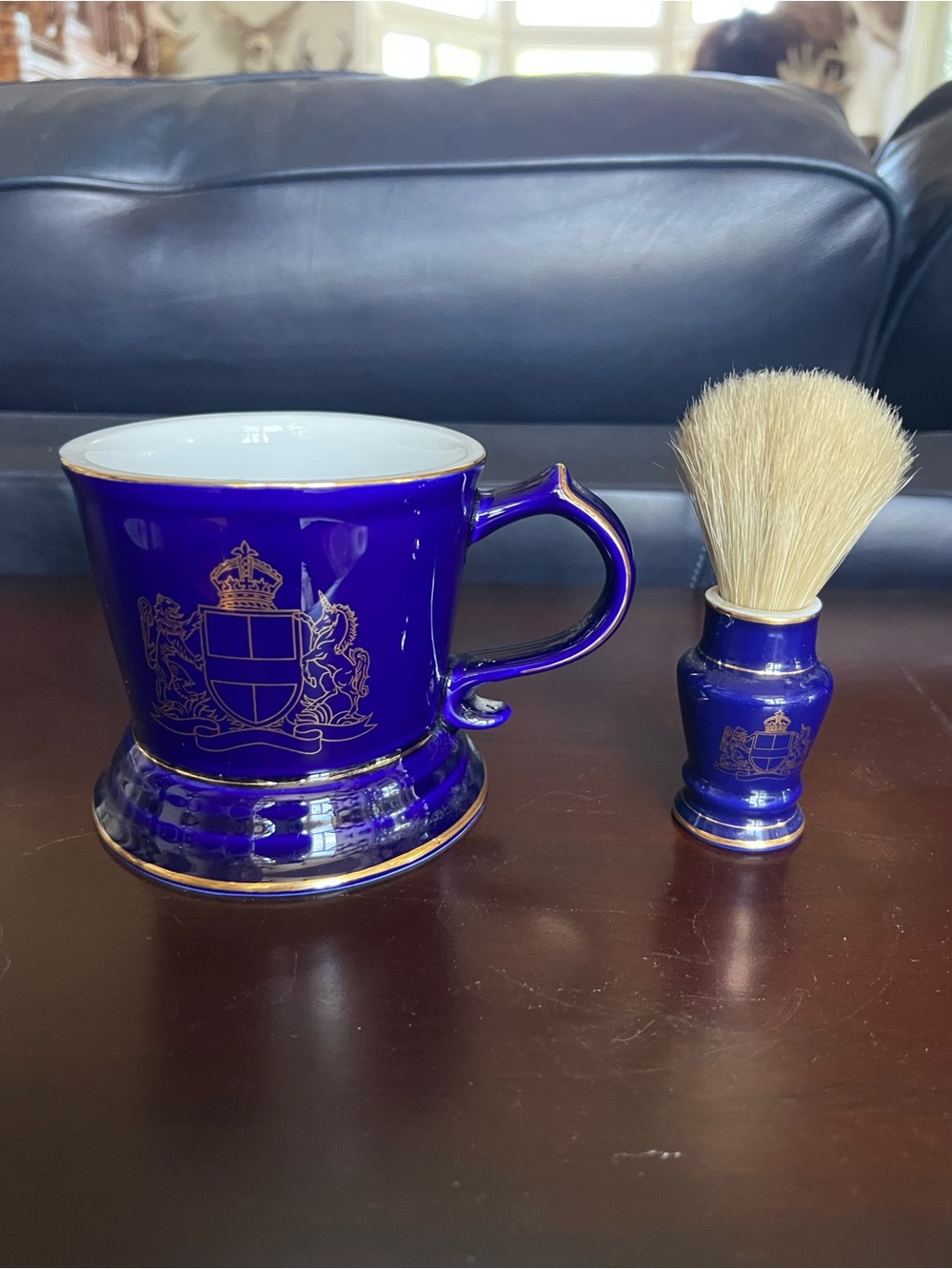 Vintage Royal London Gentleman's Gifts Shaving Mug Set